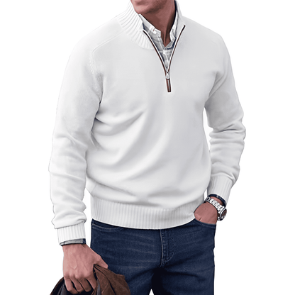 Rick™ - Maglione in cashmere con zip