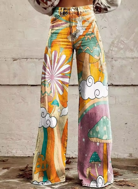 Loungette | Pantaloni Boho Vintage