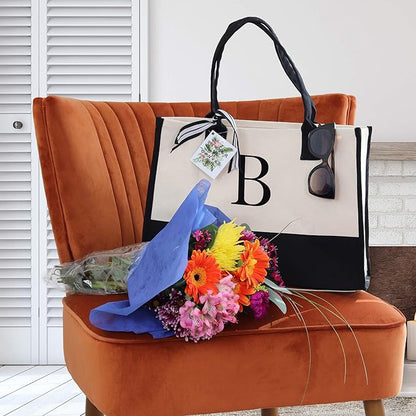 Mariangela® | Borsa tote personalizzata con lettera