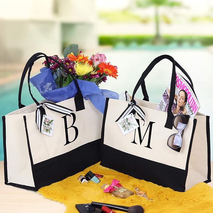 Mariangela® | Borsa tote personalizzata con lettera