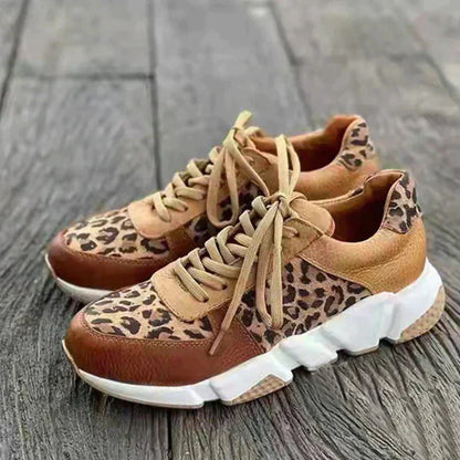 Femke™ | Sneakers leopardate comode