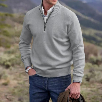 Rick™ - Maglione in cashmere con zip