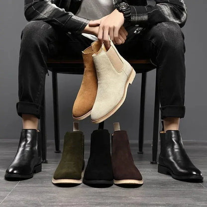 Armendo | Chelsea-Stiefel in morbida pelle scamosciata